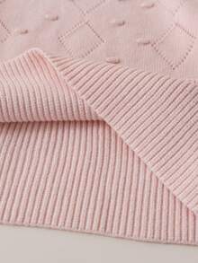 Souflis Souflis Bộ 2 áo len và váy họa tiết trái tim dễ thương cho bé gái mới biết đi, áo len màu hồng có họa tiết kim cương thanh lịch và nơ xinh xắn, kết hợp với chân váy màu xanh lá cây tươi mát, thích hợp cho trẻ mẫu giáo, hoạt động cha mẹ - con cái, dạo chơi trong công viên, mùa xuân/thu, mùa thu/đông - màu xanh lá - Xem 6