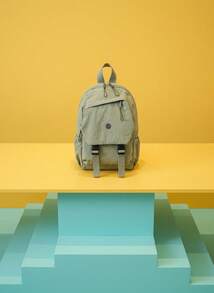 Joivida 女士时尚可转换单肩包和胸包 - 可调节肩带、多个拉链口袋、耐用面料、适合旅行和日常使用、多功能背包、休闲风格、与背包配件完美搭配、学校背包返校必需品 - 彩色 - 查看 9