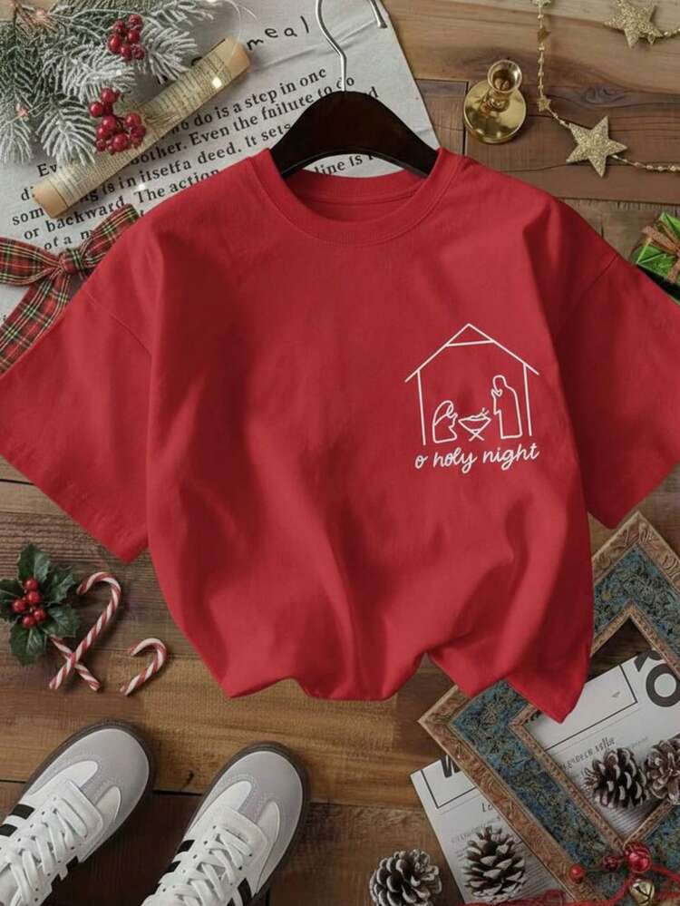 Women T-Shirts - Red - View 1