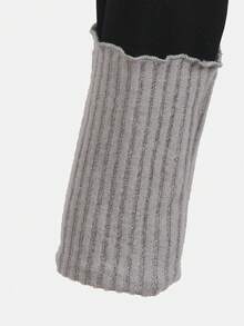 Genkimix Kids 两件套女童针织抓绒卫衣，饰有3D蝴蝶结和英文印花，搭配修身针织裤，可爱时尚，适合秋冬休闲穿着