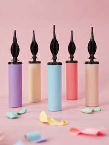 1/2/3/5Pieces Balloon Inflator, Random Color Balloon Push Pump, Balloon Supplies Accessories, Party Event Supplies, Party Tools - Random Color - View 8