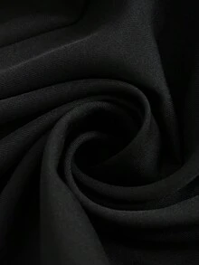 Shapeblank Pantaloni neri a vita elastica, larghi e comodi, casual e versatili, adatti per l'autunno/inverno, per look casual e da strada, stile "old money" per donne taglie forti - nero - Visualizzare 9