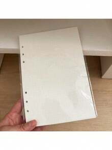 A5 45 Sheets Refill Papers,6 Holes Binder Notebook Inner Paper,Weekly/Monthly/Blank Planner Journal Notebook Parts - White - View 15