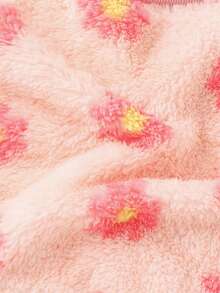 Cozy Pixies 两件套女童柔软针织圆领长袖卫衣和松紧腰裤套装 - 淺粉色 - 查看 4