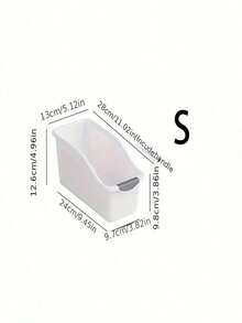 4pcs/2pcs/1pc Plastic Multifunctional Storage Box, Arc Pulley Design, Suitable For Household Cleaning Products, Household Necessities, Storage Boxes, Baskets, Household Finishing Containers. - Multicolor - View 21