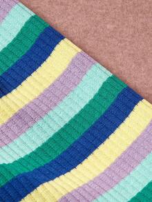 1件宠物秋冬时尚经典复古保暖弹力舒适狗狗高领连体衣 - 彩色 - 查看 7