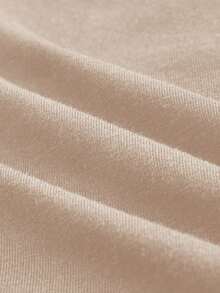 ROMWE Grunge Punk Camiseta de mujer con abertura en el hombro, bajo con estampado de leopardo, estilo subcultura Y2K grunge, versátil y práctica - Caqui - Ver 5