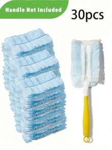 Disposable Duster Refills, Electrostatic Duster Heads Replacement - Effortless Dust Removal For Electronics, Furniture, Blinds, And Ceiling Fans – (Handle Not Included) - Cleaning Supplies, Cleaning Accessories - Multicolor - View 8