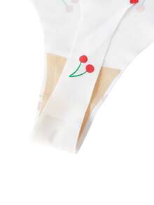 Bonmuse 5条/包 女士时尚樱桃爱心印花丁字裤 - 彩色 - 查看 9