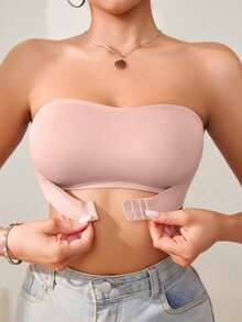 NudeFit 1pc Women Front-Open Supportive Non-Wired Bra