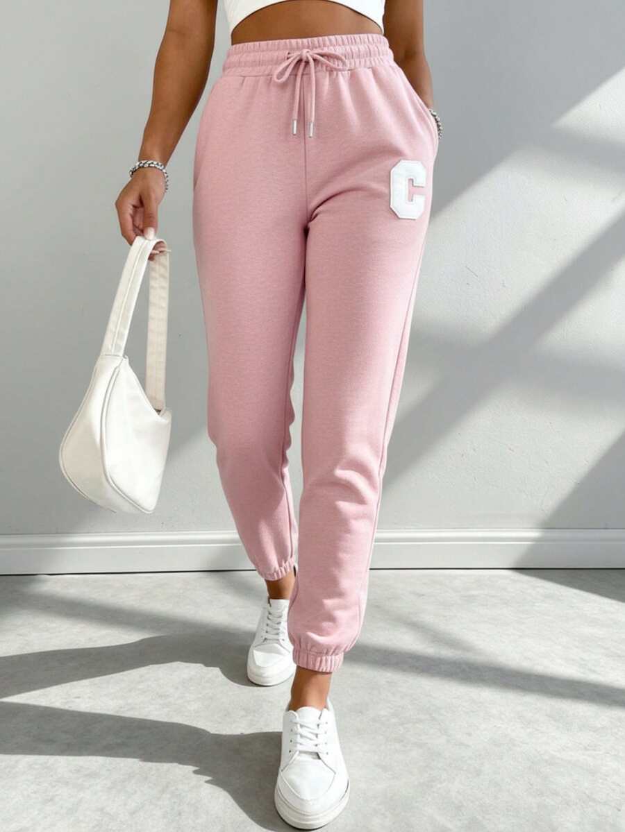 Women's Soft and Comfortable Joggers - Rosa - Ver 1