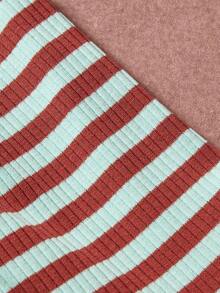 1件宠物秋冬时尚经典复古保暖弹力舒适狗狗高领连体衣 - 彩色 - 查看 8