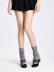 ROMWE Kawaii 3pcs Women Solid Leg Warmers - Multicolor - View 8