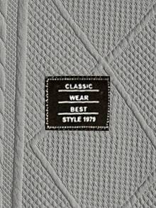 NEON BLANC 男士字母图案宽松圆领针织休闲长袖T恤