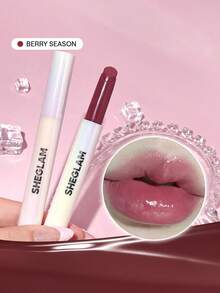 SHEGLAM Pout-Perfect Shine Lip Plumper-Berry Season Brillo Labial SóLido Hidratante Y Voluminizador Suero Voluminizador De Labios Nutritivo Antiadherente LáPiz Labial De Aceite De Coco CosméTicos Para Labios Regalo Voluminizador De Labios Morado Marca Belleza Maquillaje CosméTico Para Mujeres NiñAs Perfecto Para OtoñO Invierno Ideal Para Y2K Elegante Moda Adecuado Para CumpleañOs Navidad Presente Fiesta Listo Mejor Color