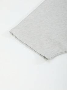 Manfinity Roghcode Men's Embroidered Spider Graphic Casual Round Neck Short Sleeve T-Shirt Mens T-Shirt Tshirt White Red Design - Grey - View 3