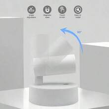 1/2 Pcs LED Spotlights - Rechargeable, Dimmable Floor Lamp With Touch Control, USB Powered, Ideal For Art & Plant Display, Includes Light Source, Suitable For Different Room Types, Simple Warm Bedroom Lighting - Multicolor - View 15