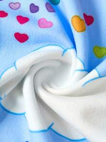 SHEIN X Care Bears Women's Cartoon Pattern Camisole Top & Elastic Waist Pants Pajama Set