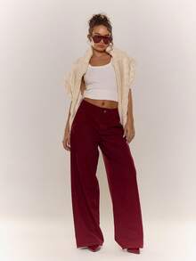 MUSERA Mid Rise Wide Leg Denim Jeans Only Spring Summer Cute Vacation 90's Y2k Festival Concert Ibiza Western Fall Autumn Winter Nashville Casual Fall Autumn Back To School Office Work  Chic