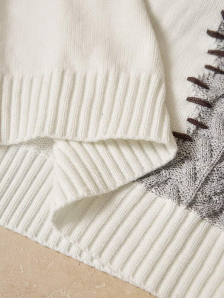AKNOTIC Brand Men's Loose Fit Sweater