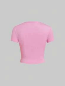 SHEIN EZwear 5件/套 女士基础款纯色无袖修身T恤 - 彩色 - 查看 5