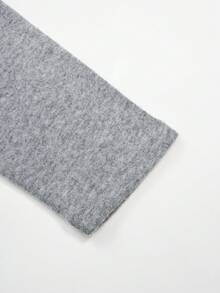 SHEIN Explorewe Ensemble coordonné pour jeunes filles avec sweat-shirt à capuche zippé "Chillgrl" et pantalon skinny, sweat-shirt en polaire ample avec imprimé léopard et lettres, leggings ajustés, tenue de rue décontractée - Gris - Voir 6