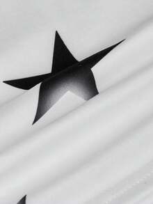 SHEIN ChillGRL 2 Stücke Grafik-Muster Langarm-Shirts für Tween Mädchen