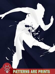 Bộ 2 áo thun tay ngắn họa tiết bóng đá phong cách thể thao thường ngày cho bé trai tuổi teen, phong cách đường phố, thích hợp cho mùa hè - Màu xanh hải quân - Xem 3