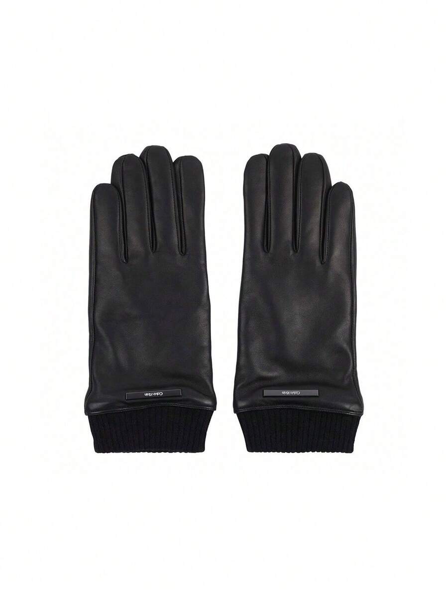 Calvin Klein Men's Winter Warm Gloves Black - Black - View 1