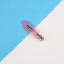 20个防滑无痕刘海夹，小巧便携分区发夹，专业沙龙及家用美发梳，女士美发配件，美发工具，美容配件，卷发配件 - 彩色 - 查看 27