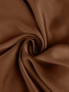 GlowEve CURVE Áo hai dây chéo màu trơn thanh lịch cỡ lớn dành cho nữ - Rỉ Nâu - Xem 4