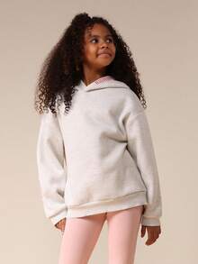SUMWON Sudadera oversize con bolsillo central con gráficos de NYC para uso casual diario y vacaciones - Gris - Ver 2