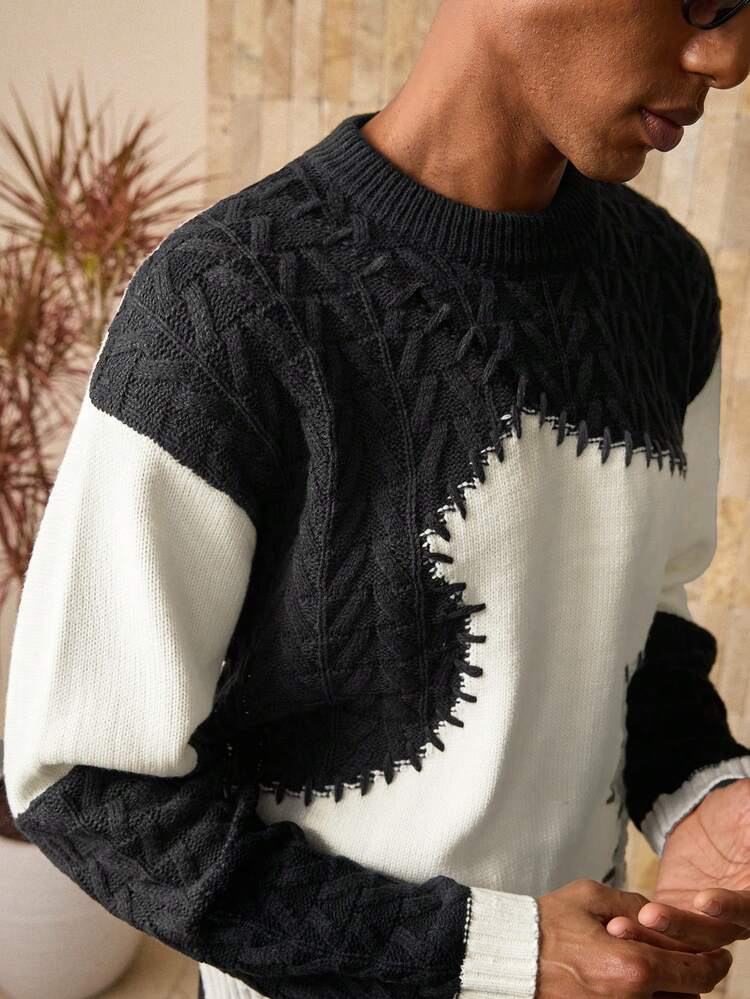 AKNOTIC Brand Men's Loose Fit Sweater