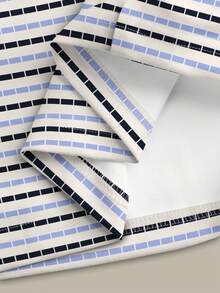 Franclia Áo thun nữ cổ tròn tay dài kẻ sọc đa năng thường ngày - Nhiều màu - Xem 5