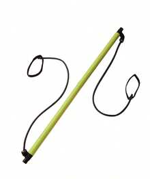 男女通用多功能健身普拉提杆，可塑形、锻炼臀部和腿部肌肉，配有阻力带，可用于运动训练。 - 彩色 - 查看 16