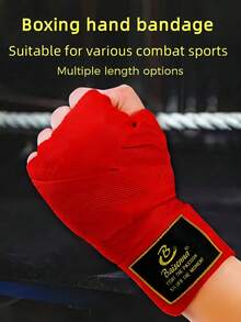 2条装防滑透气速干手部绷带，弹性支撑，保护手腕，适用于拳击、综合格斗训练、健身房锻炼、泰拳实战，男女运动必备装备