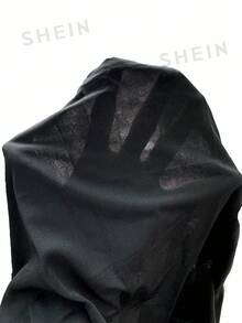 SHEIN ChillGRL 少女休闲字母条纹V领宽松长袖T恤，带数字图案，酷炫时尚上衣，适合返校、篮球、足球、排球等运动场合穿着。 - 黑色 - 查看 8