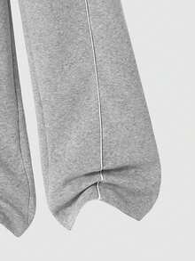 SHEIN ChillGRL 青少年女孩休闲宽松直筒运动裤，美式街头风百搭，适合外出、上学、街拍，适合秋冬