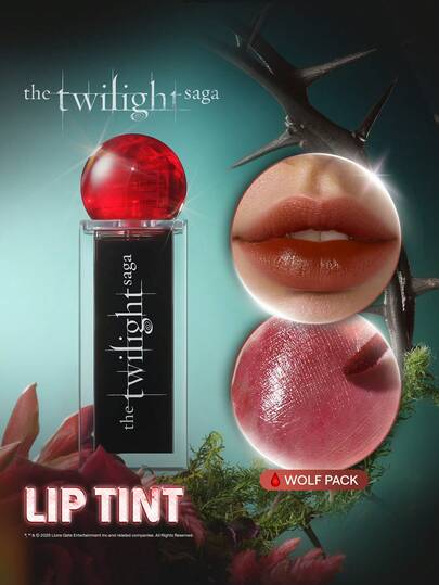 The Twilight Saga X SHEGLAM Immortality Tinte de Labios-Wolf Pack lip combo Marca Belleza Maquillaje Maquullaje Cosmética para Mujeres Niñas Perfecto para Invierno Ideal para Y2K Elegante Moda Adecuado para Cumpleaños Regalo Fiesta Listo Mejor Color