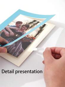 15pcs Black (With Backing Board) Minimalist & Elegant Corridor Wall Decor Memorial Paper Photo Frame Wall Hanging (Paper Product) - Multicolor - View 13