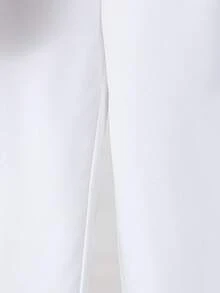 SHEIN 两件套女童优雅休闲套装 - 黑色背心上衣，饰有白色蝴蝶结，搭配白色西装裤 - 玫紅色 - 查看 4