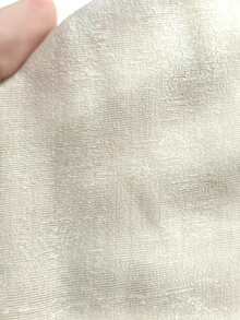 Franclia Camiseta feminina casual folgada com mangas compridas e detalhes assimétricos em babados. - Damasco - Ver 7