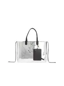 Borsetta Iconic Women's Metal Tote Bag Silver - Metallic Silver - View 1
