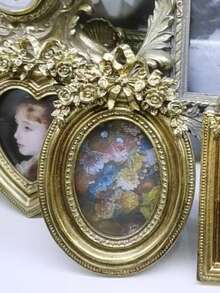 Cirelle Modern Resin Picture Frame, Elegant Tabletop And Sofa Decor Display Stand For Photos, Luxury Desktop Ornament For Home Office