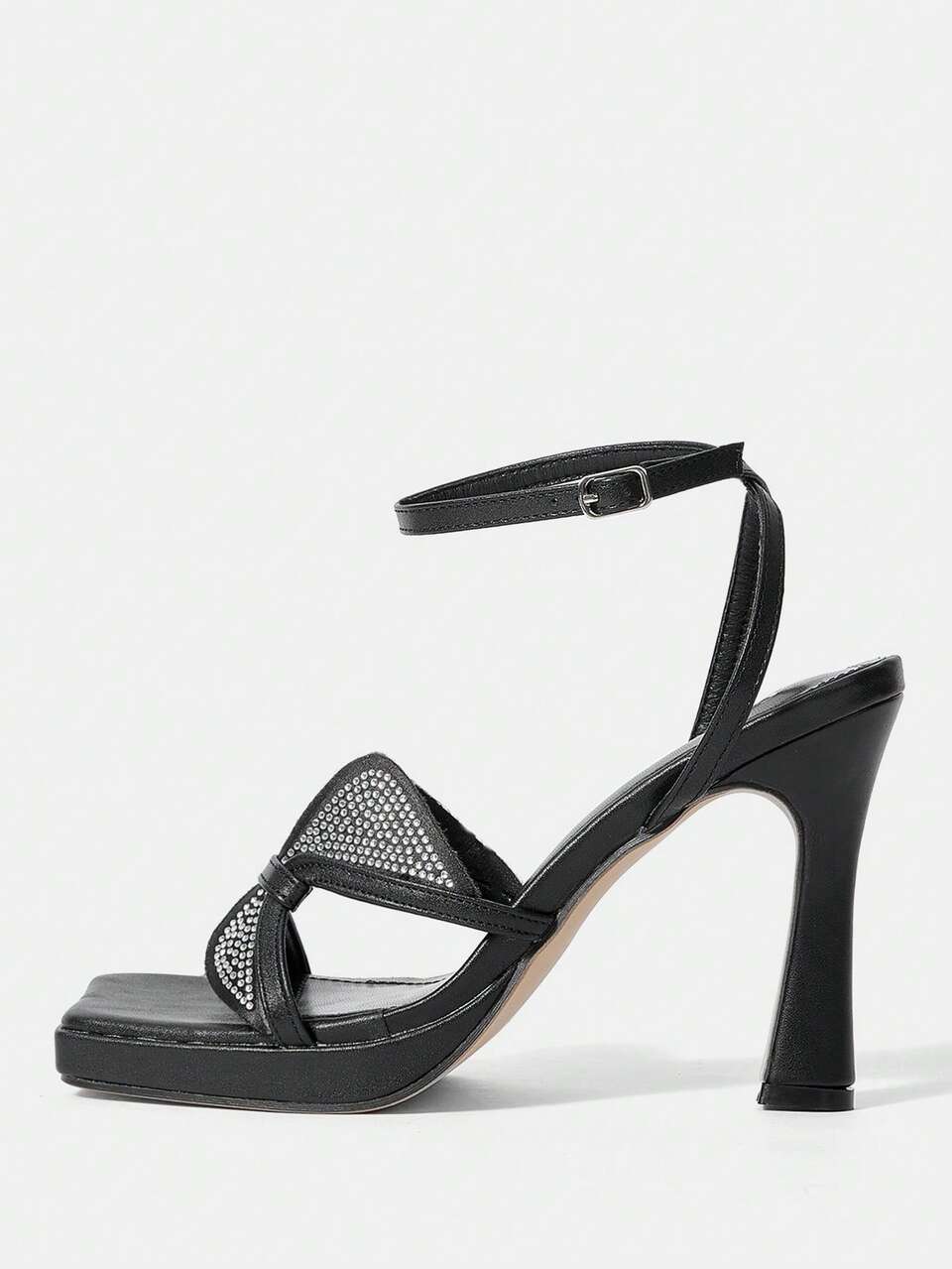 Women's High Heel Sandals With , Chunky Heel And Square Toe Vacation Shoes Summer