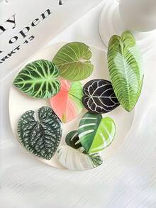 Zazumi Nam châm tủ lạnh hình lá cây, với phong cách xanh tươi mát, mang đến cảm giác độc đáo cho phòng bếp và phòng khách. Có thể dùng làm quà tặng cho bạn bè và gia đình. - Miếng dán tủ lạnh - Xem 3