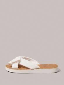 Styleloop 女士波西米亚风格西部音乐节拖鞋，适合派对、海滩和度假