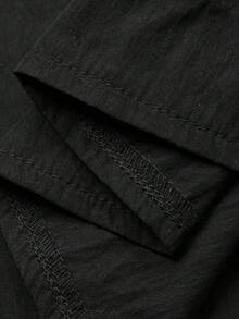 DAZY French Elegant Black Long Dress, Slimming Women's Dress For Autumn/Winter - Black - View 8