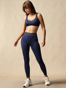 VARSIVA 女士波点印花日常健身运动文胸