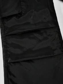 SHEIN ChillGRL 青少年女孩两件套：美式插肩袖图案T恤和工装裤 - 粉色 - 查看 8